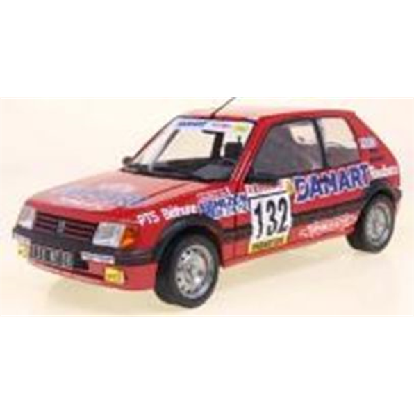 WW 1:24 SUPERTOYS PEUGEOT 205 RALLY RED R/C RADIO CONTROL